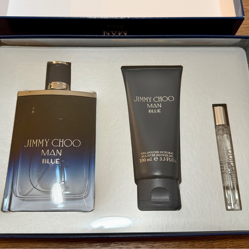 Jimmy Choo Man Blue Grooming Trio